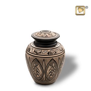 Black and Gold Small Urn