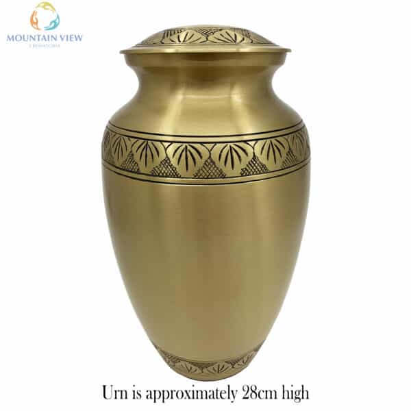 Gold Decorative Large Urn